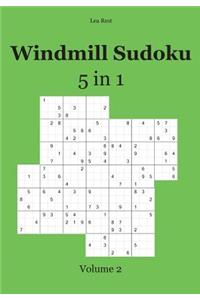 Windmill Sudoku 5 in 1: Volume 2