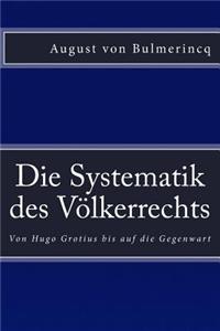 Die Systematik des Völkerrechts