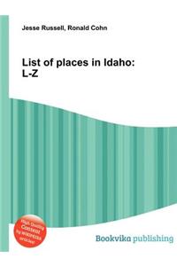 List of Places in Idaho