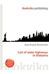 List of State Highways in Alabama