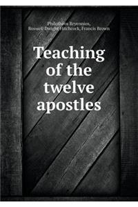 Teaching of the twelve apostles