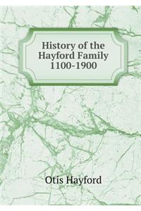 History of the Hayford Family 1100-1900