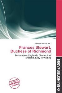 Frances Stewart, Duchess of Richmond