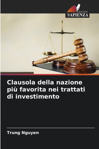 Clausola della nazione più favorita nei trattati di investimento