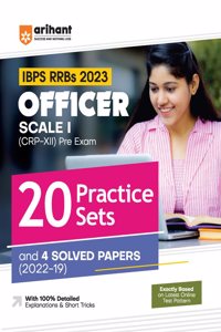 Arihant 20 Practice Sets for IBPS RRBs Bank Officer Scale 1 Pre Exam 2023