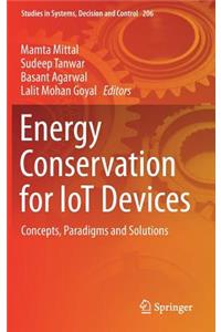 Energy Conservation for Iot Devices