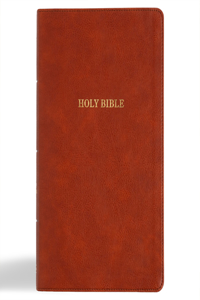 KJV Giant Print Reference Bible, Burnt Sienna Leathertouch