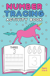 Number Tracing Activity Book