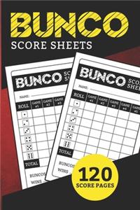 Bunco Score Sheets