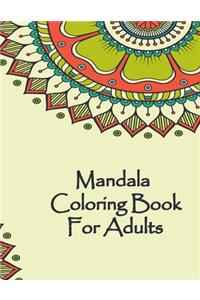 Mandala Coloring Book For Adults