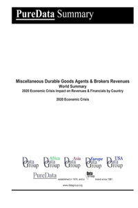 Miscellaneous Durable Goods Agents & Brokers Revenues World Summary