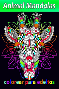 Animal Mandalas colorear para edeltos