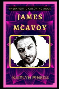 James McAvoy Therapeutic Coloring Book