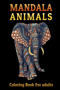 MANDALA Animals Coloring Book For adults