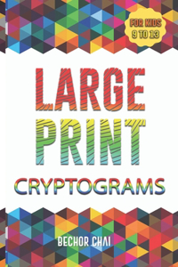 Large Print Cryptograms
