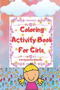 Coloring Activity Book For Girls