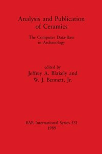 Analysis and Publication of Ceramics