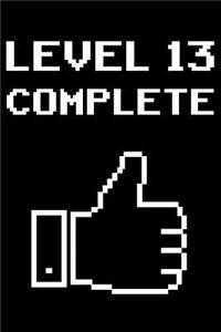 Level 13 Completed