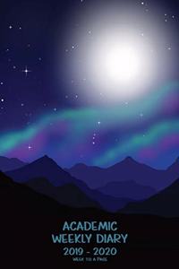 Academic Weekly Diary 2019 - 2020 Week to a Page