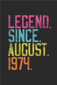 Legend Since August 1974