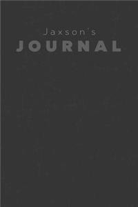 Jaxon's Journal