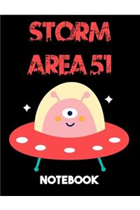 Storm Area 51 Notebook