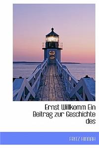 Ernst Willkomm Ein Beitrag Zur Geschichte Des