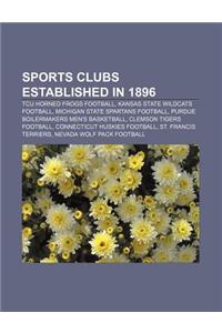 Sports Clubs Established in 1896