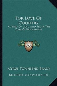 For Love Of Country