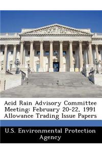 Acid Rain Advisory Committee Meeting
