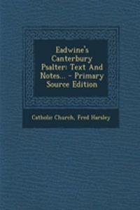 Eadwine's Canterbury Psalter