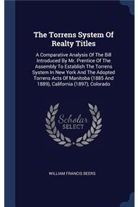 Torrens System Of Realty Titles