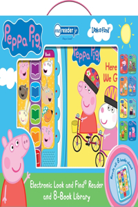 Peppa Pig: Me Reader Jr Electronic Look and Find Reader and 8-Book Library Sound Book Set