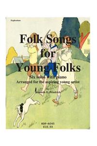 Folk Songs for Young Folks - euphonium and piano