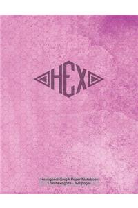 Hexagonal Graph Paper Notebook 1 cm hexagons - 160 pages