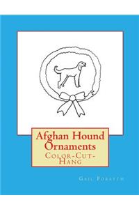 Afghan Hound Ornaments