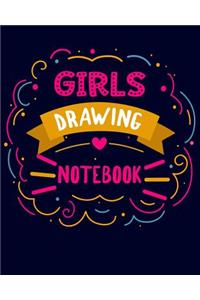 Girls Drawing Notebook