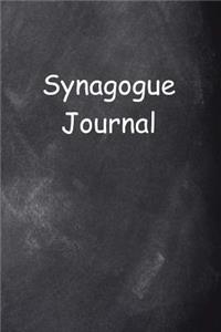 Synagogue Journal Chalkboard Design