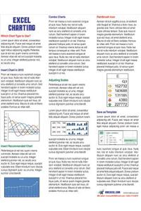 Excel Charting Laminated Tip Card