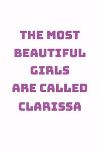 Clarissa Girl Woman Notebook