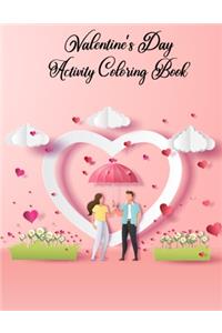 Valentine's Day Activity Coloring Book