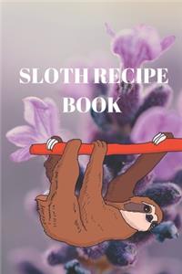 Sloth recipe book