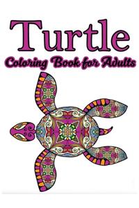 Turtle Coloring Book for Adults