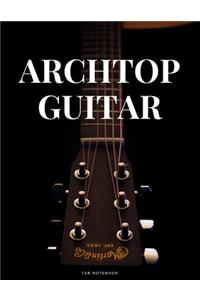 Archtop Guitar Tab Notebook