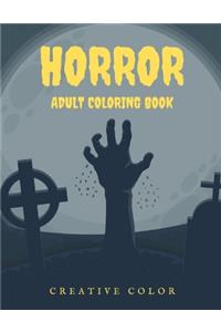 Horror Adult Coloring Book