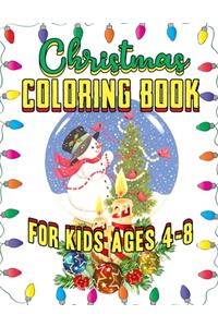 Christmas Coloring Book for Kids Ages 4-8