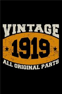 Vintage 1919 All Original Parts