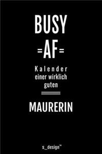 Kalender für Maurer / Maurerin