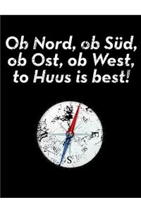 Ob Nord, ob Süd, ob Ost, ob West, to Huus is best!