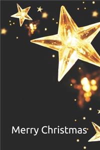 Merry Christmas Notebook, Christmas Journal, Christmas Diary, Santa Claus - One Subject - 120 Pages